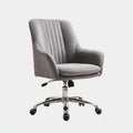 Sedia da ufficio imbottita in tessuto 60x62x90 cm - grigio - design moderno regolabile per ufficio