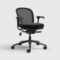 Sedia da ufficio ergonomica in rete 62x60x98 cm - nero - design moderno minimalista con schienale traspirante per ufficio e studio