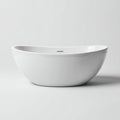 Vasca da bagno freestanding acrilico 168x78x60 cm - bianco - design moderno per bagno