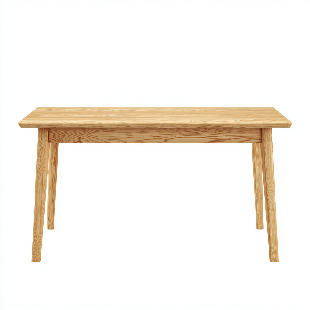 Tavolo da pranzo in legno massello 160x90x75 cm - colore legno naturale - adatto per ristorante - design moderno